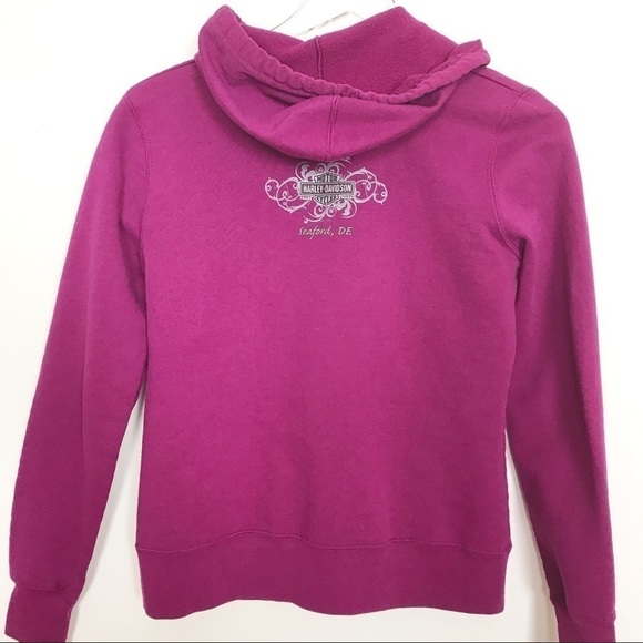 Harley-Davidson zipper hoodie logo front/back - Picture 5 of 8